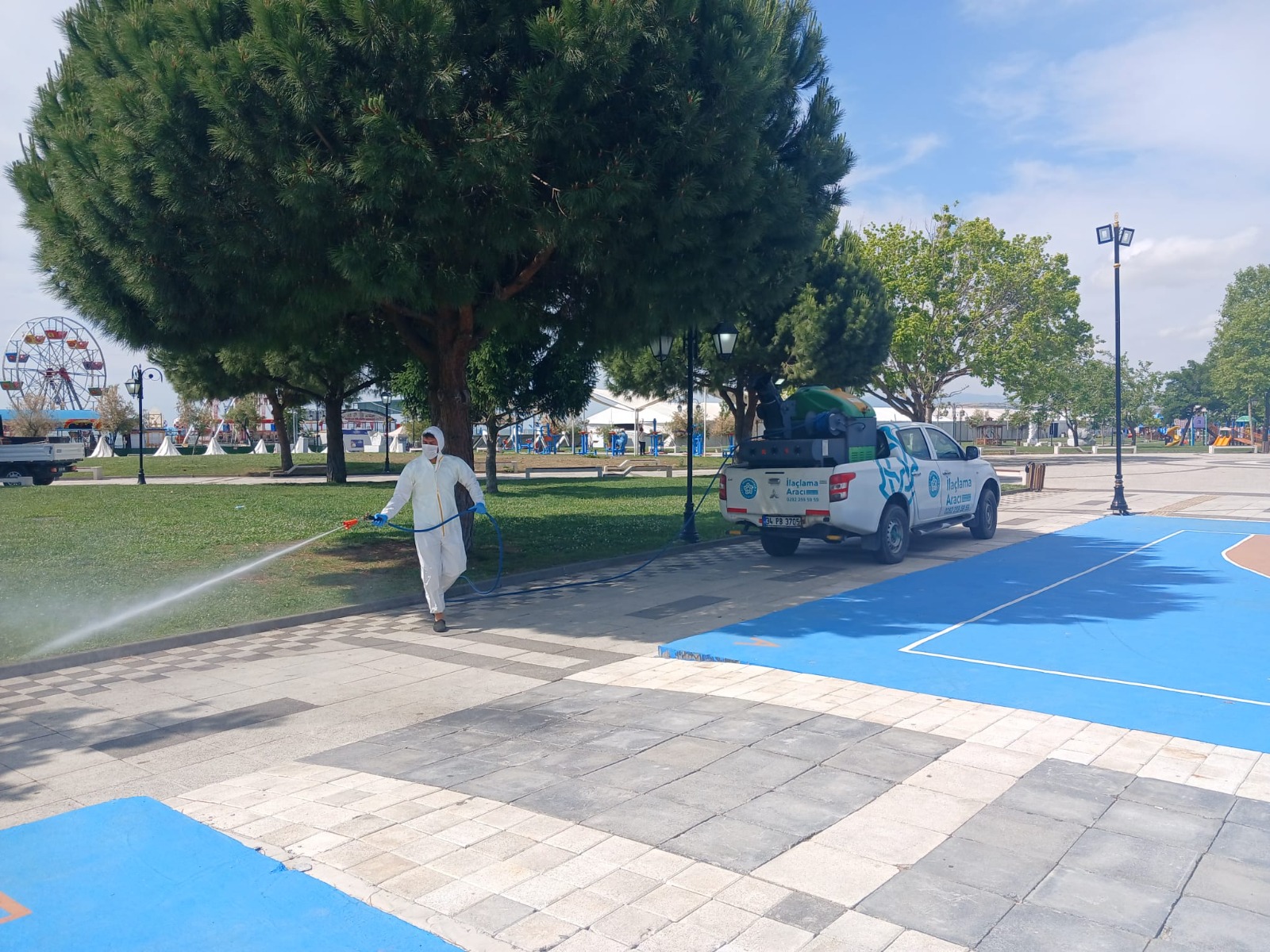 Festival Alanlarında Kapsamlı İlaçlama Çalışması