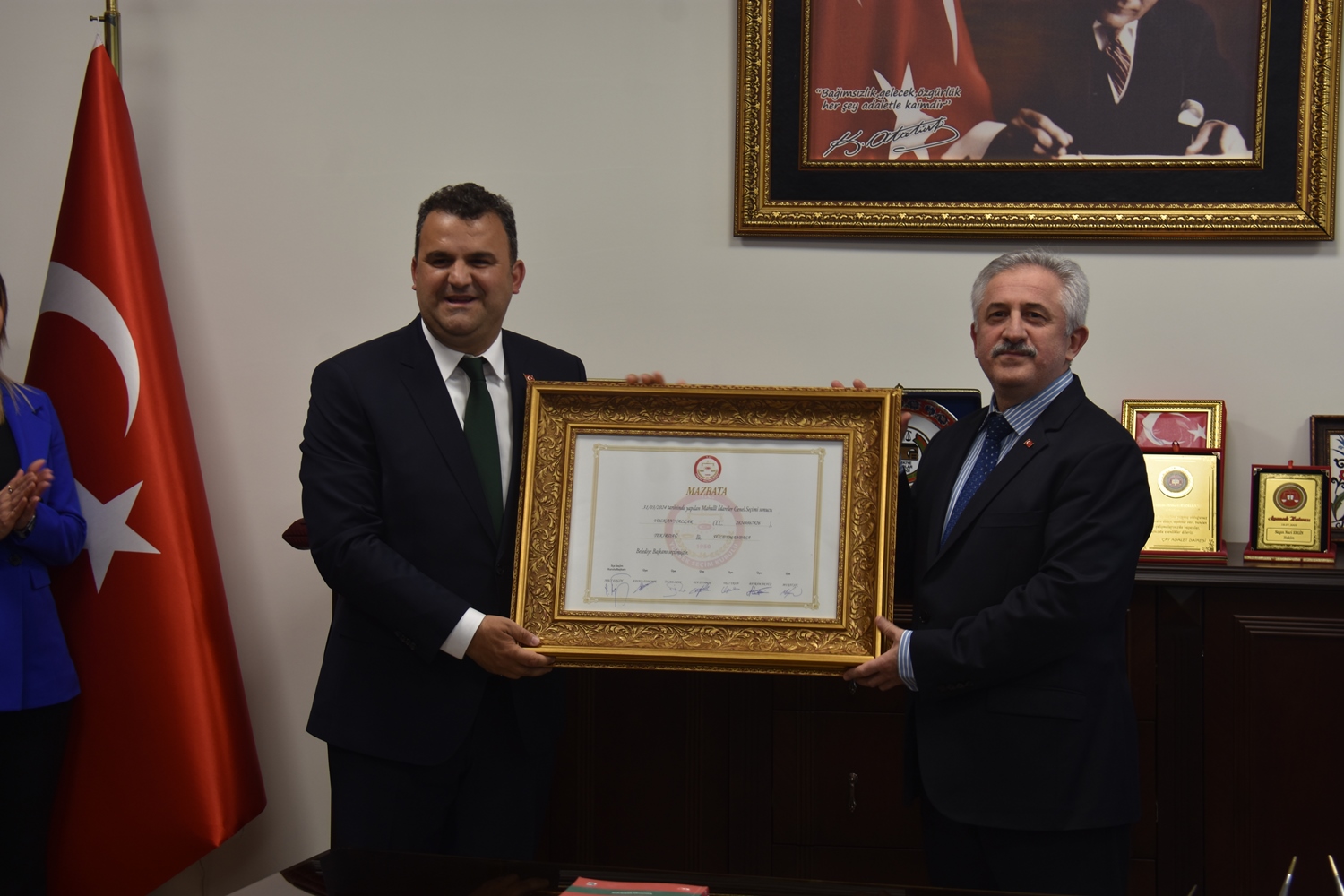 Volkan Nallar Süleymanpaşa Belediye Başkanlığı görevine resmen başladı