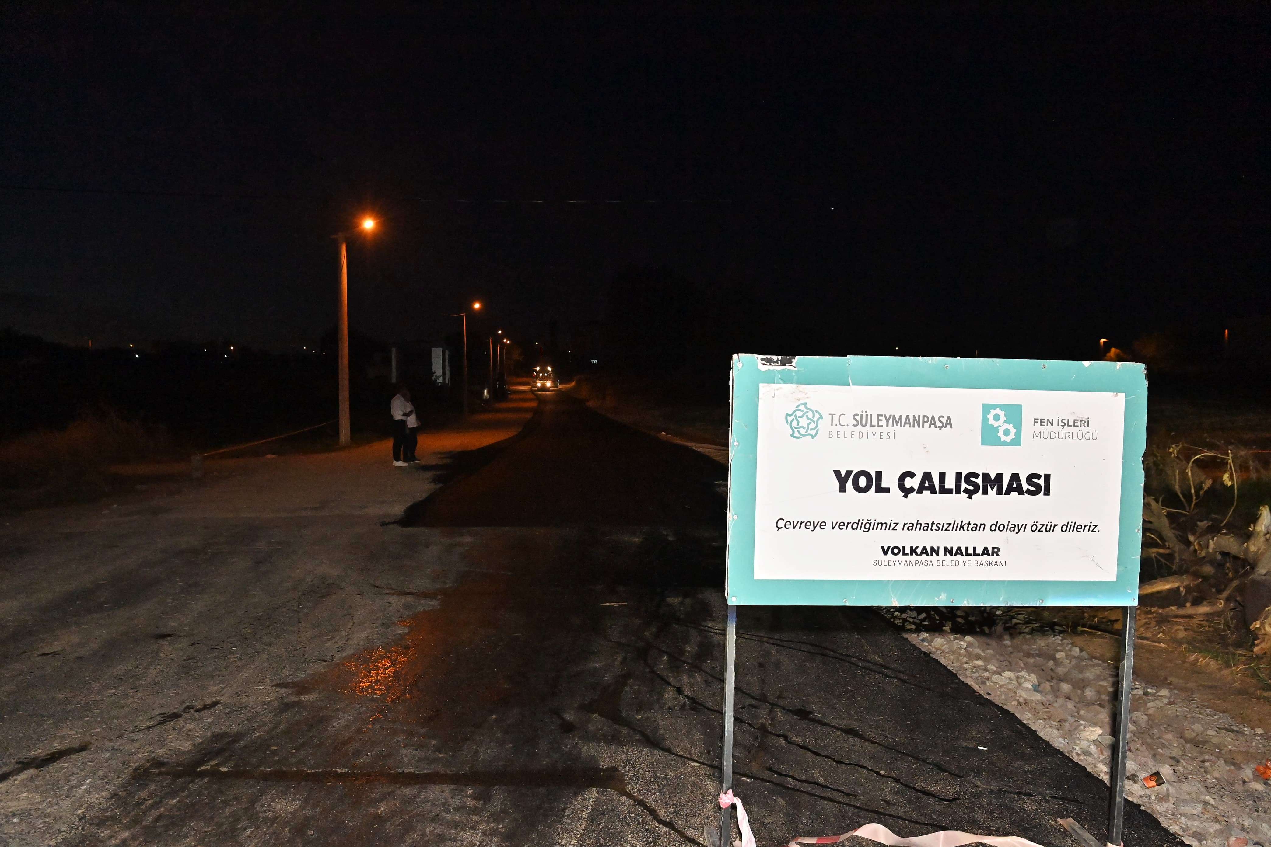 Süleymanpaşa’da Asfalt Sezonu Bozuk Yollar Tarihe Karışıyor