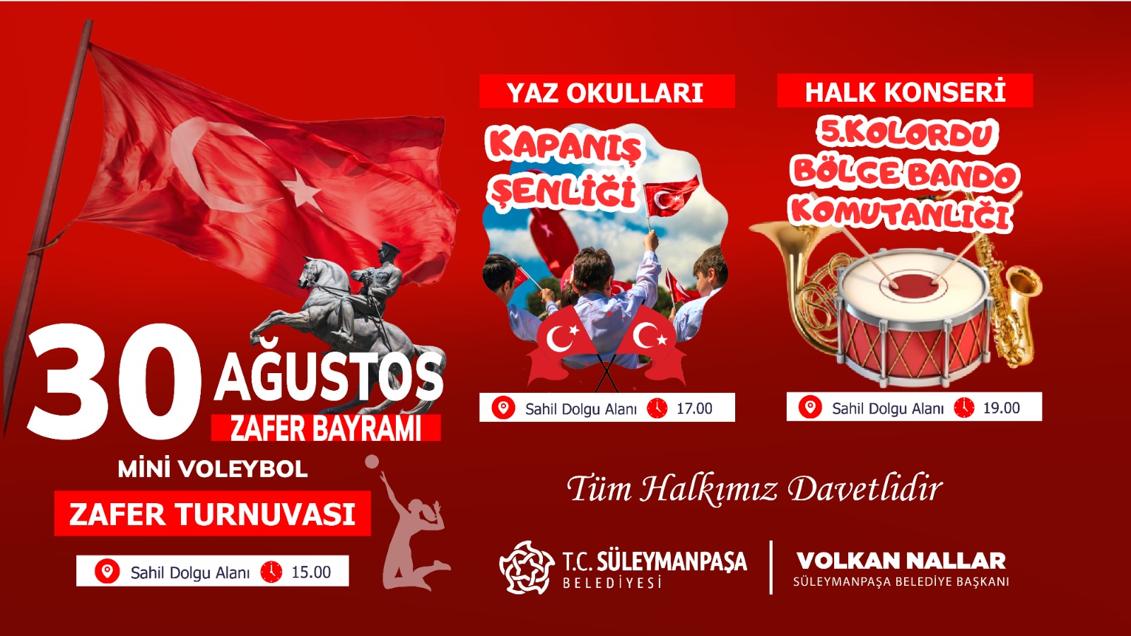 Zafer Bayramı Coşkuyla Kutlanacak