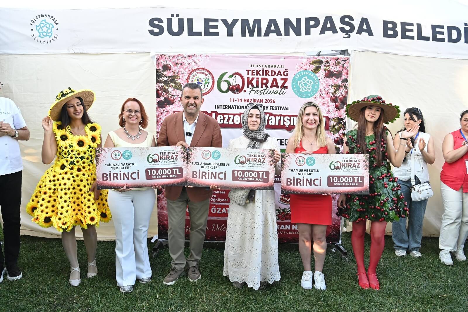 Festivalin Son Gününde Spor ve Kiraz Lezzetleri Öne Çıktı