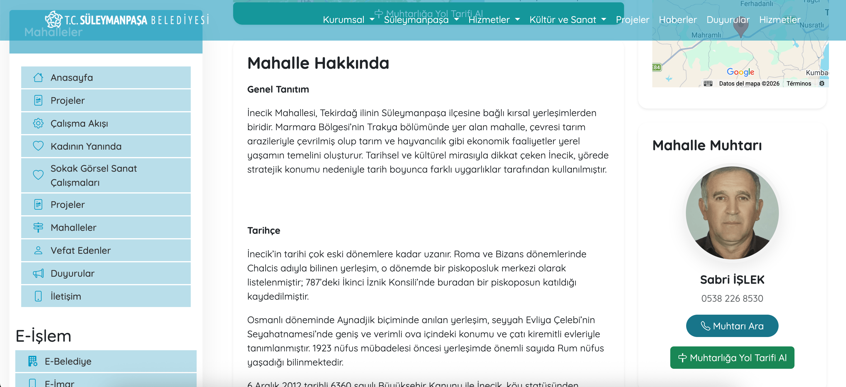 Süleymanpaşa Belediyesinin Yapay Zeka Destekli Yeni Web Sitesi Yayında