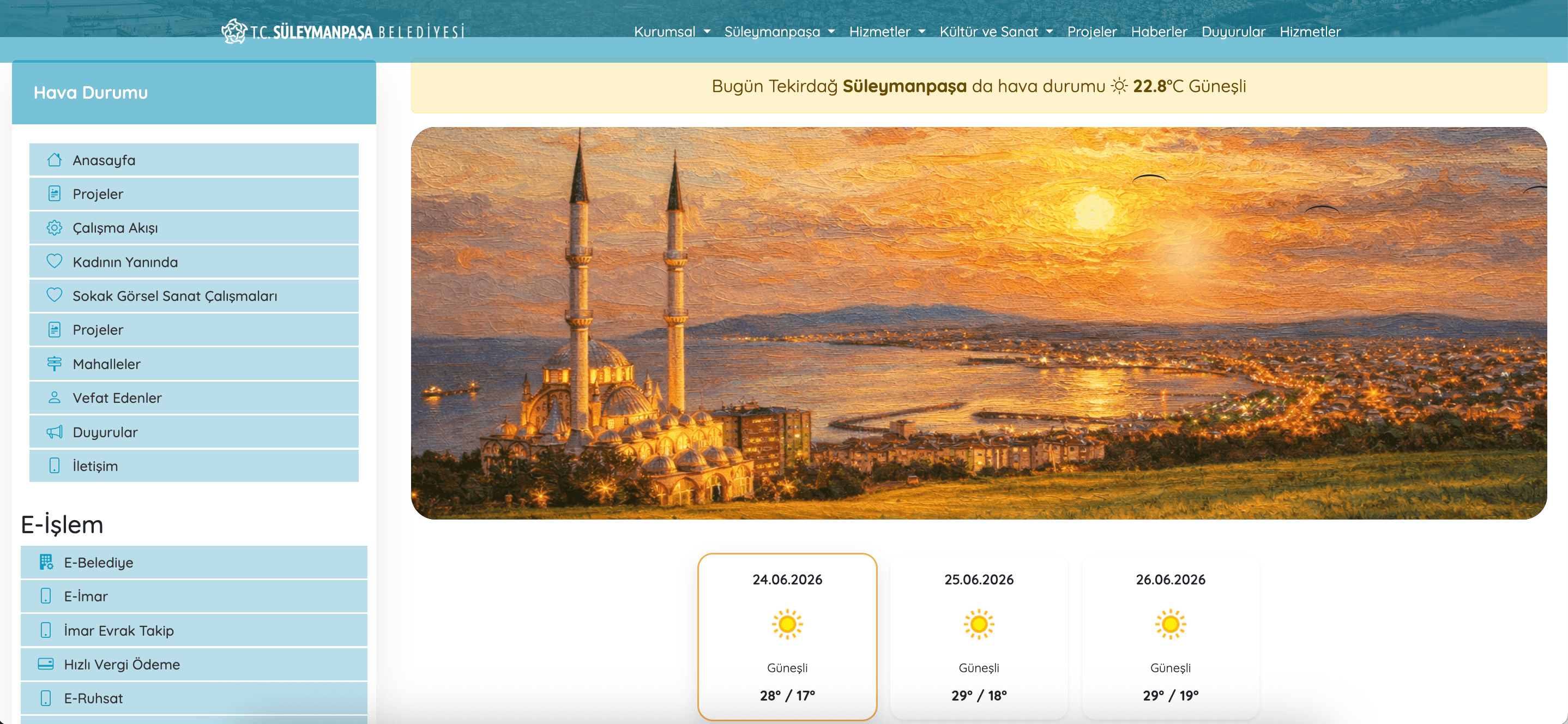 Süleymanpaşa Belediyesinin Yapay Zeka Destekli Yeni Web Sitesi Yayında