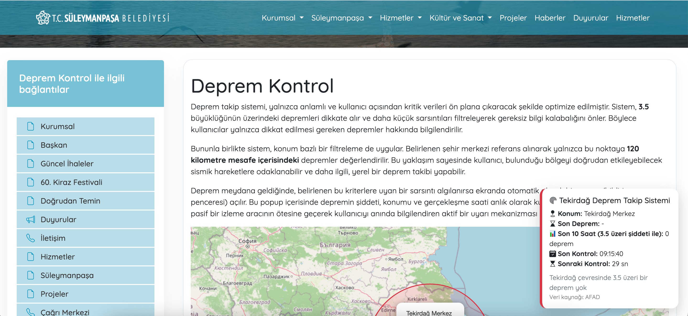 Süleymanpaşa Belediyesinin Yapay Zeka Destekli Yeni Web Sitesi Yayında