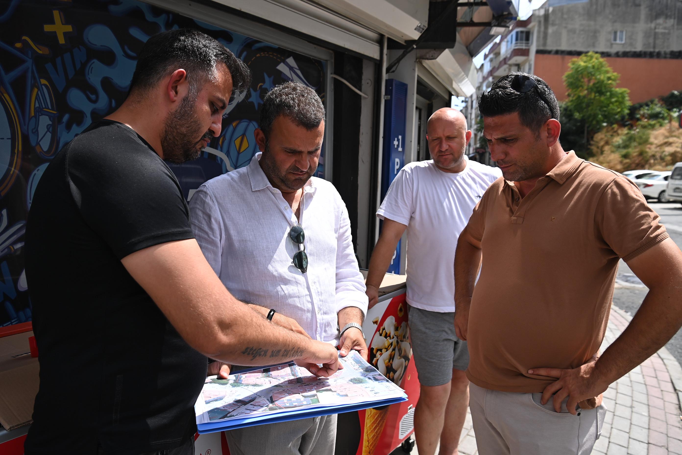 Soğukkuyu Caddesinde çalışmaları inceledik