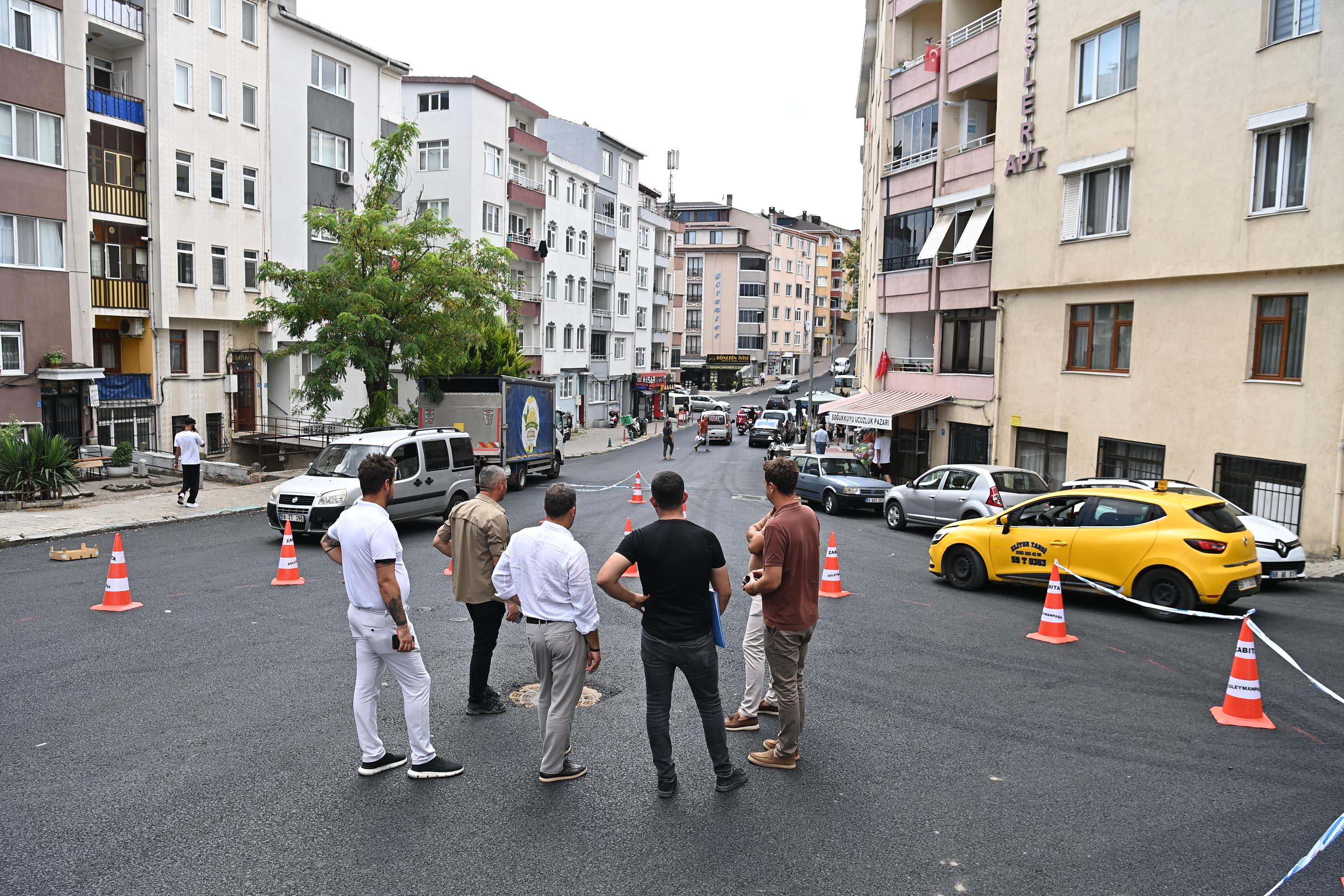 Soğukkuyu Caddesinde çalışmaları inceledik