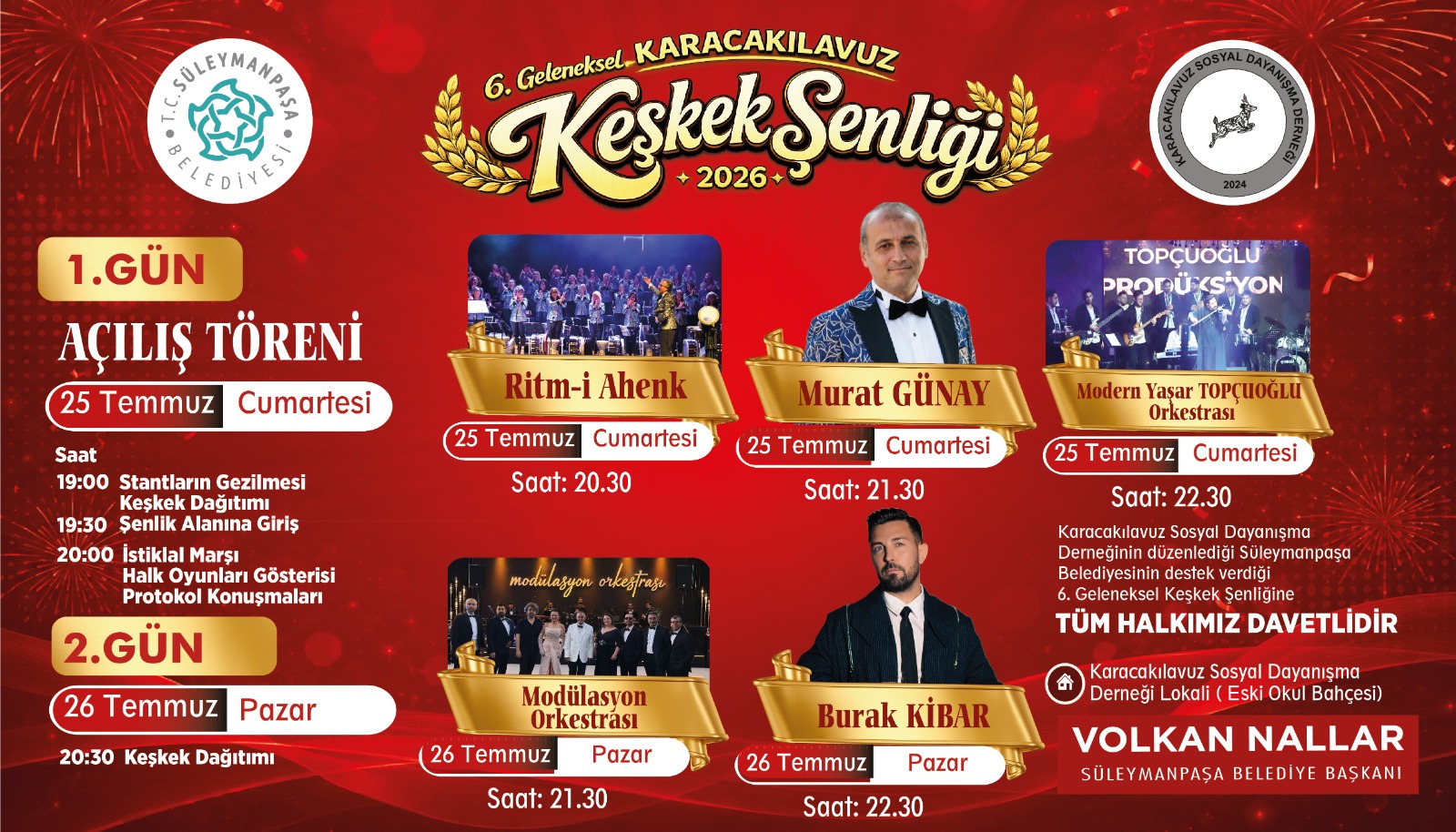 Keşkek Şenliği İçin Geri Sayım Başladı