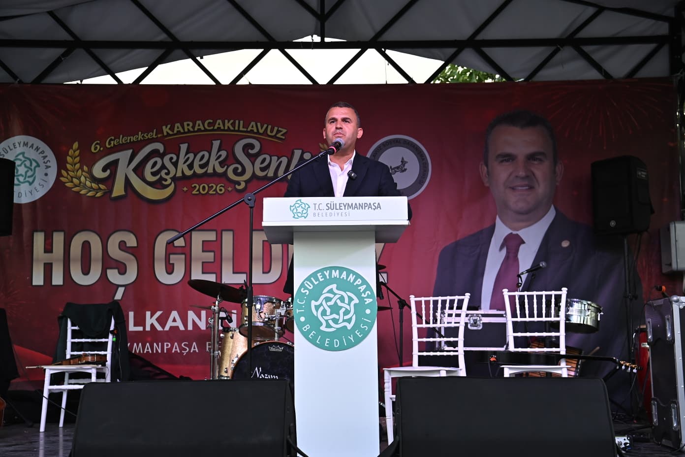 Karacakılavuz Keşkek Şenliğinde İlk Gün Coşkusu