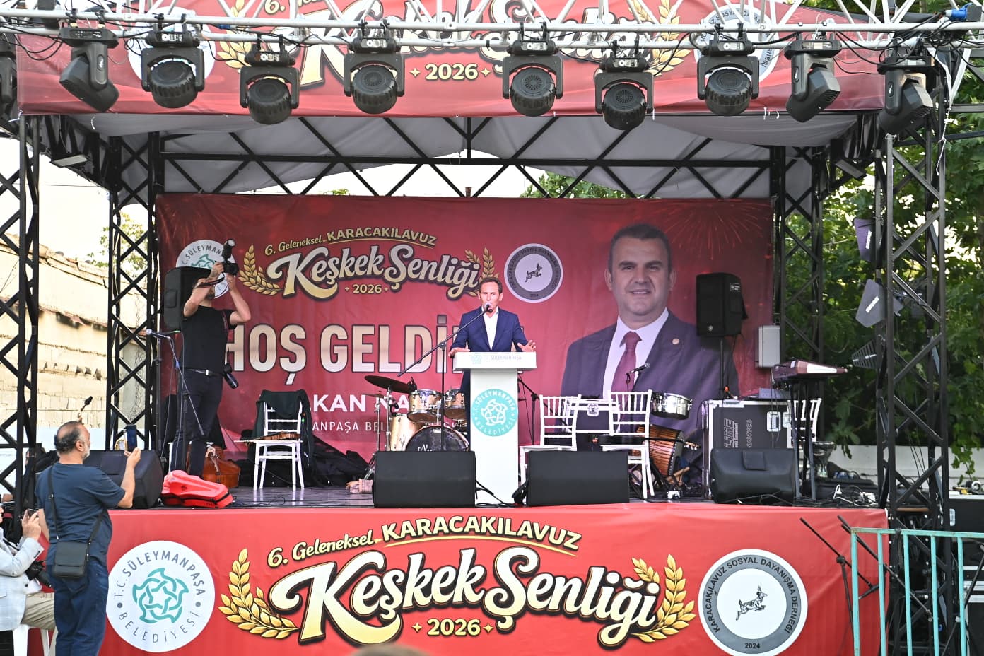 Karacakılavuz Keşkek Şenliğinde İlk Gün Coşkusu