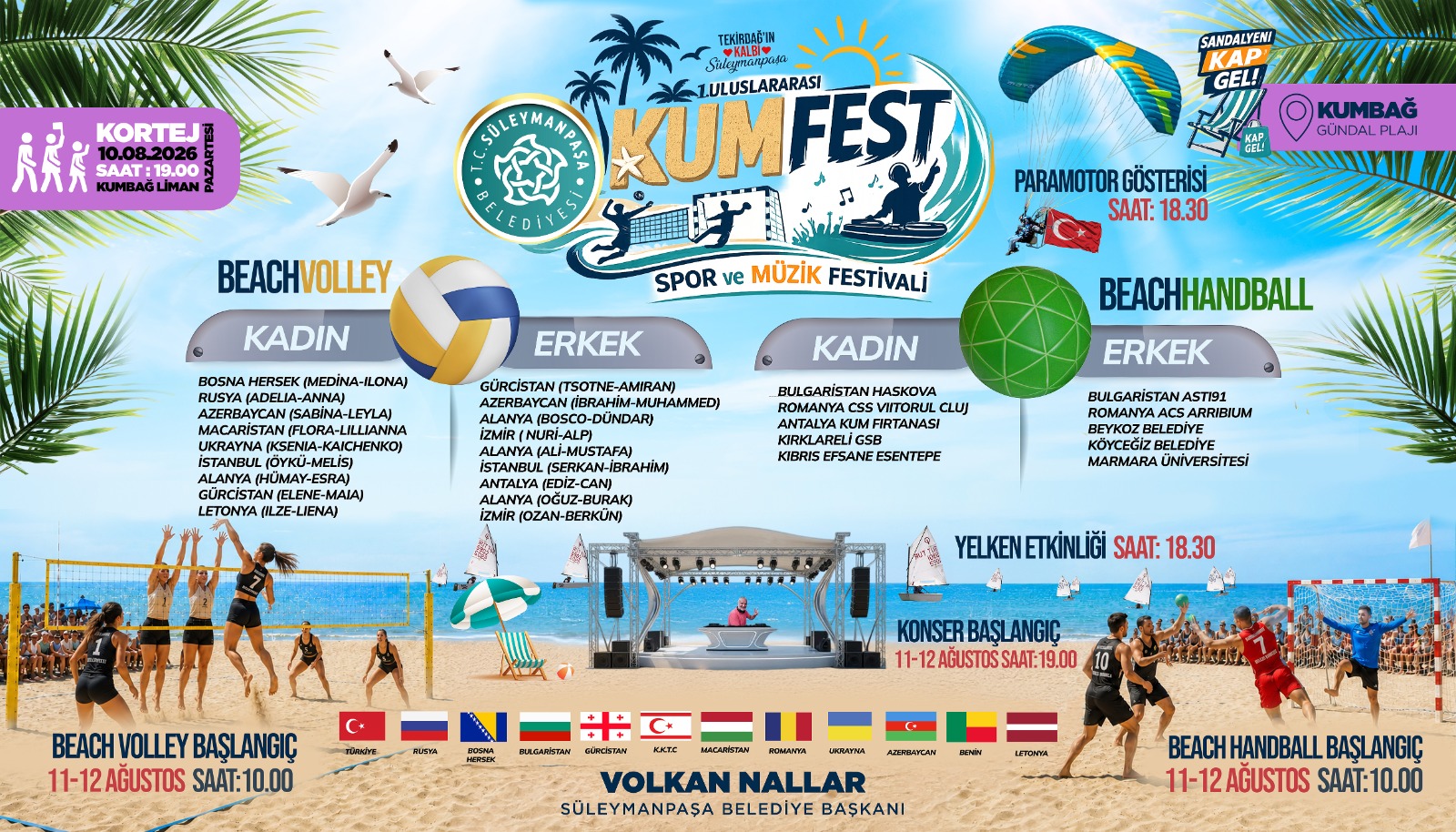 Sporu ve Müziği Aynı Sahilde Buluşturan Festival