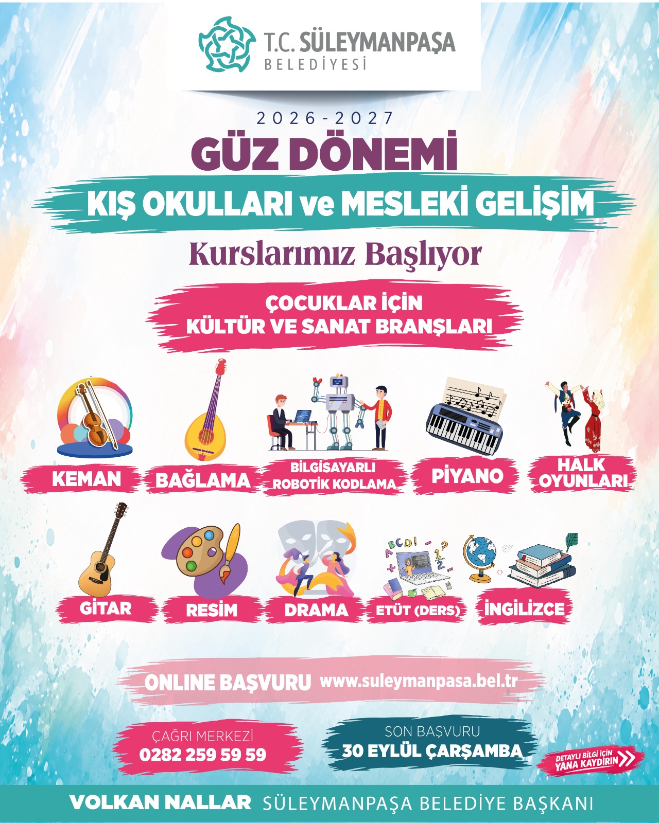 Kış Okulları Güz Dönemi Kayıtları Başladı