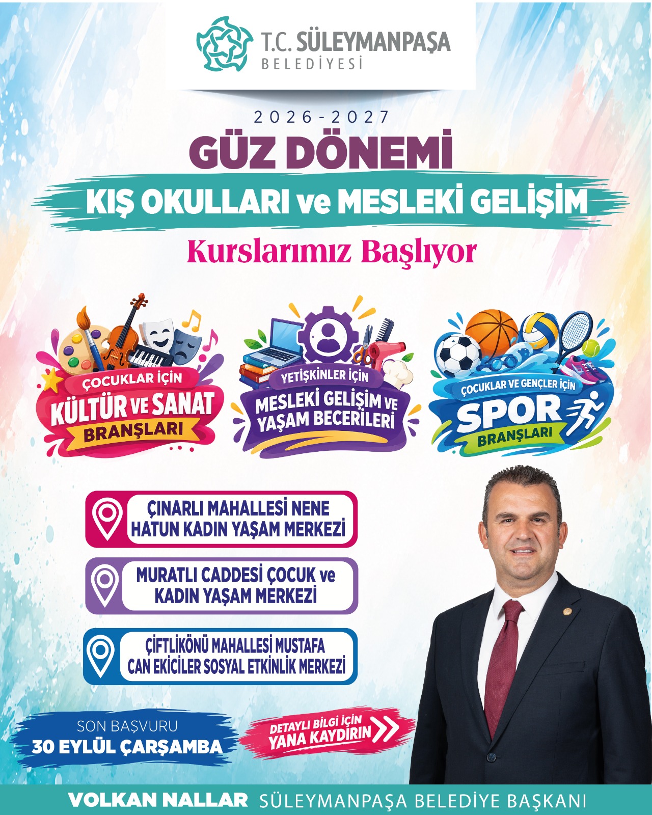 Kış Okulları Güz Dönemi Kayıtları Başladı